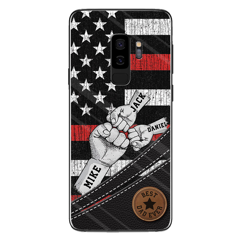 Wolfsrudel – Personalisierte Handyhülle für Väter