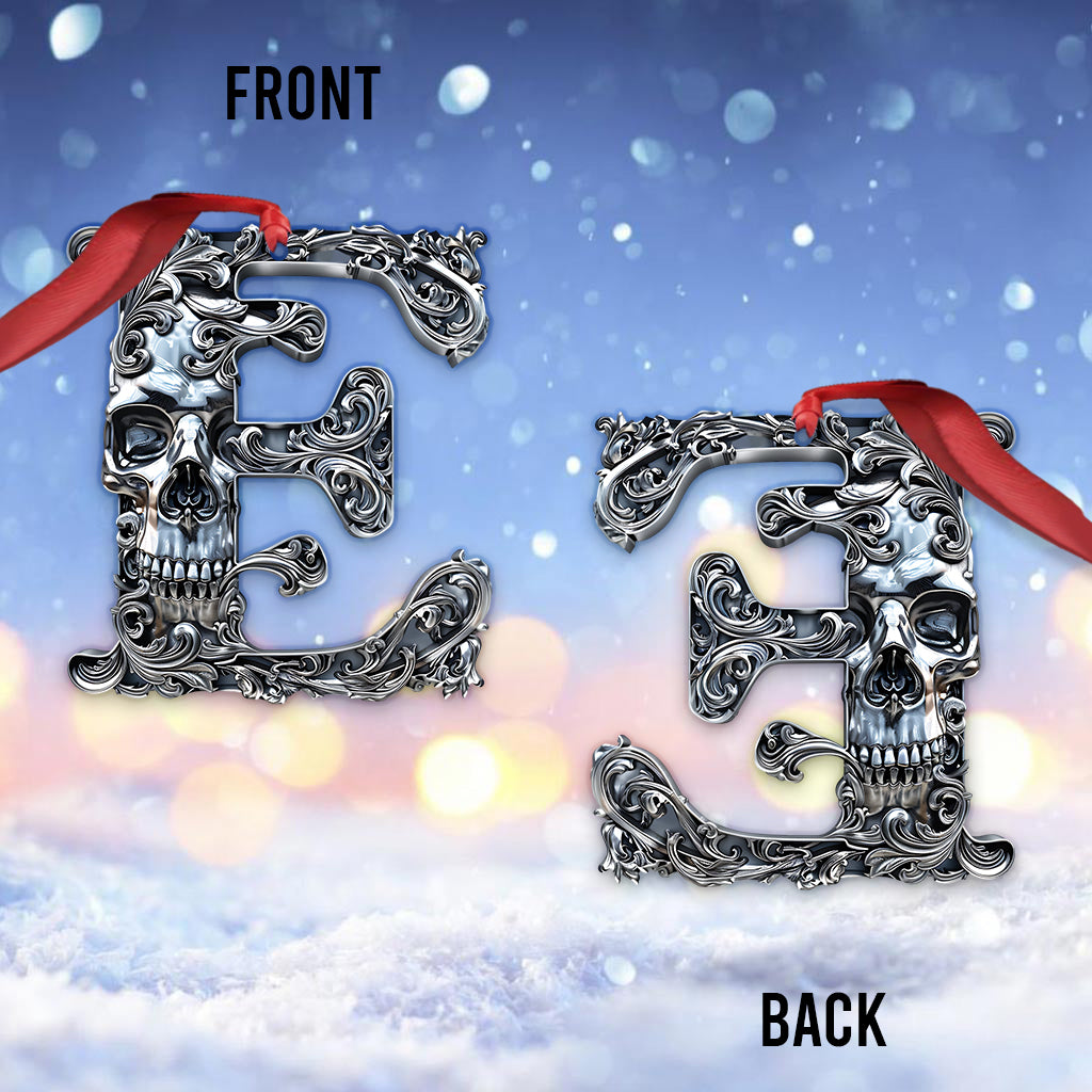Totenkopf-Alphabet – Personalisierter Totenkopf-Anhänger