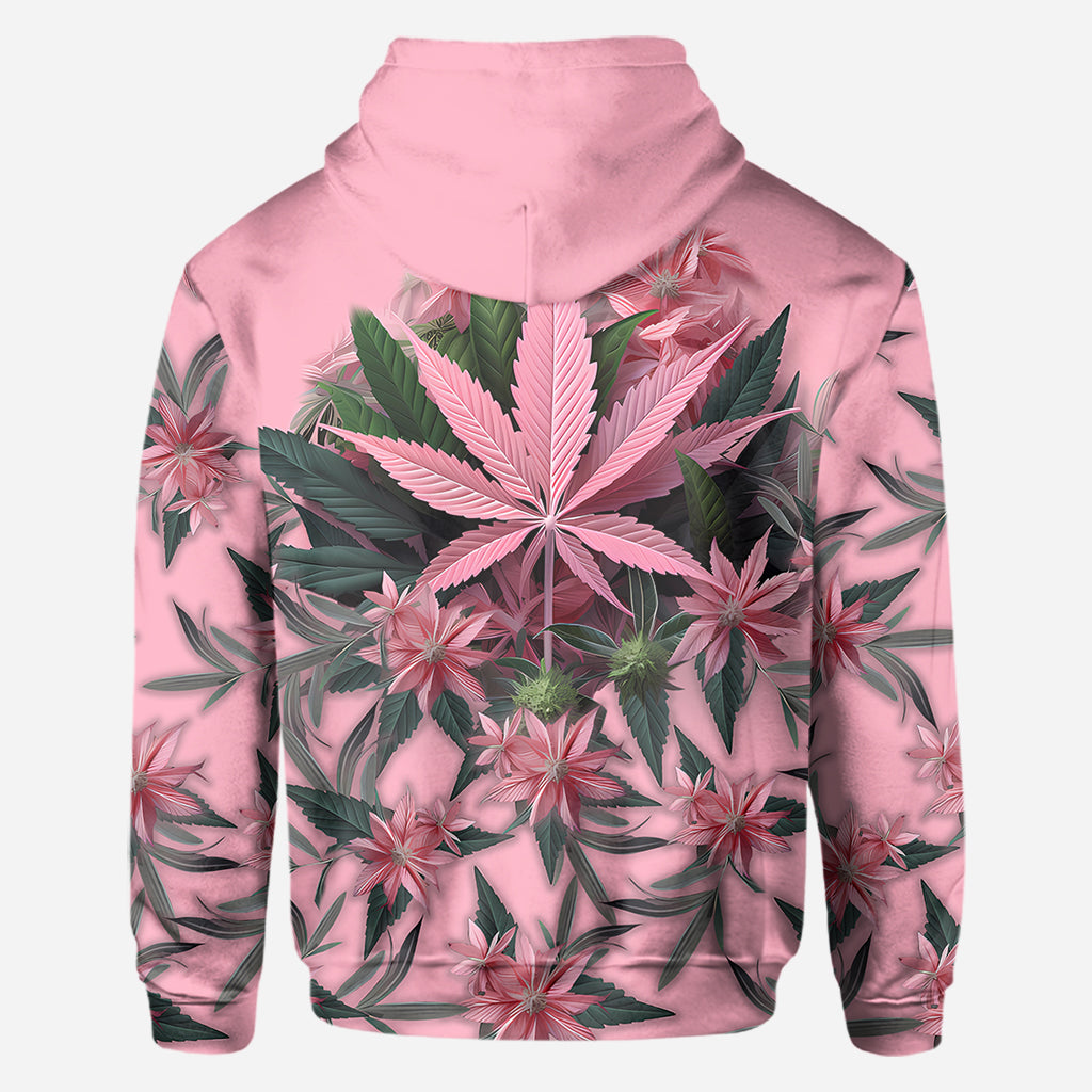 Pink Stoner Chick - Personalized Weed All Over Shirt