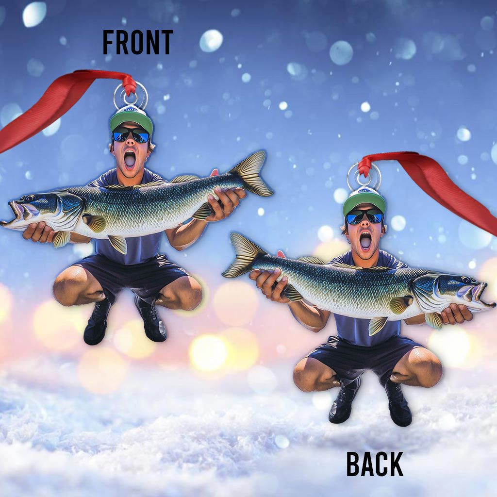 Angeln zu Weihnachten – Personalisierter, individuell geformter Angel-Weihnachtsschmuck