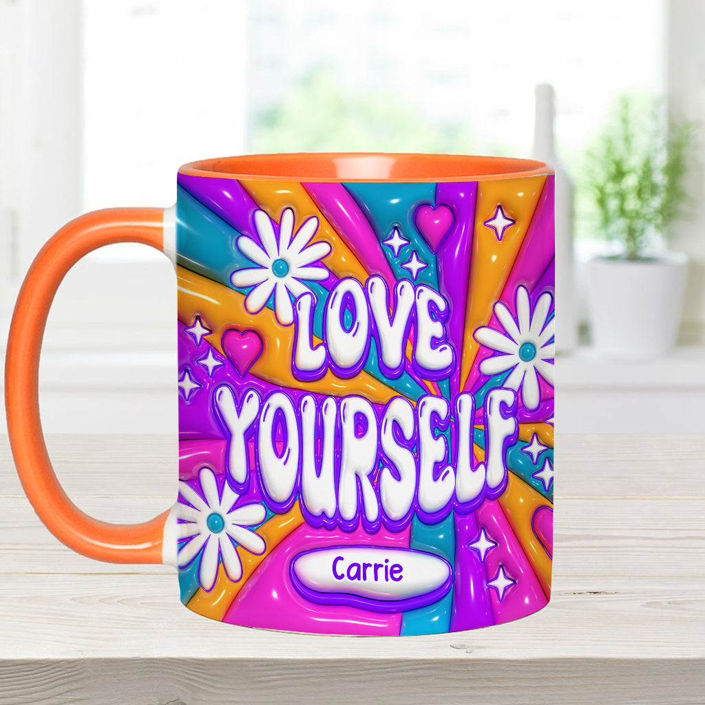 Love Yourself - Personalized Accent Mug