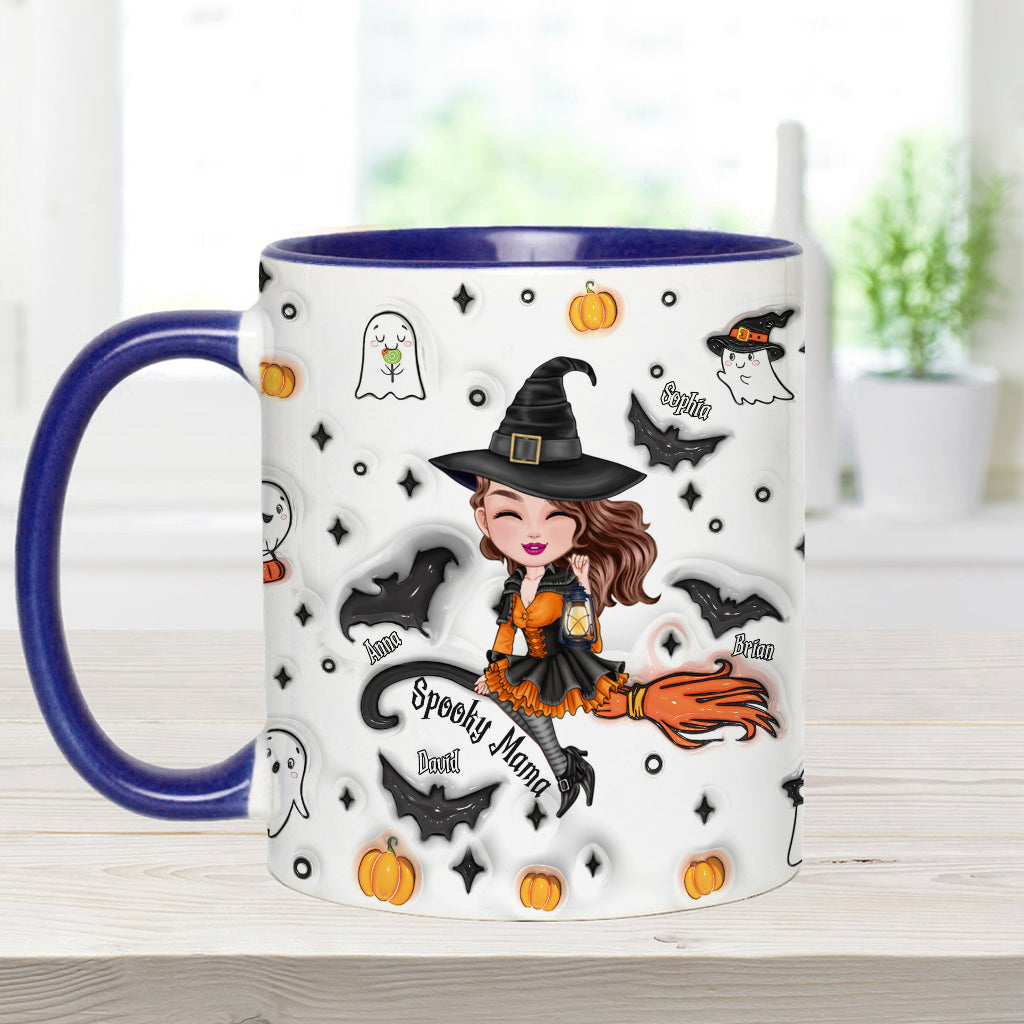 Gruselige Mama - Personalisierte Tasse mit Muttermotiv