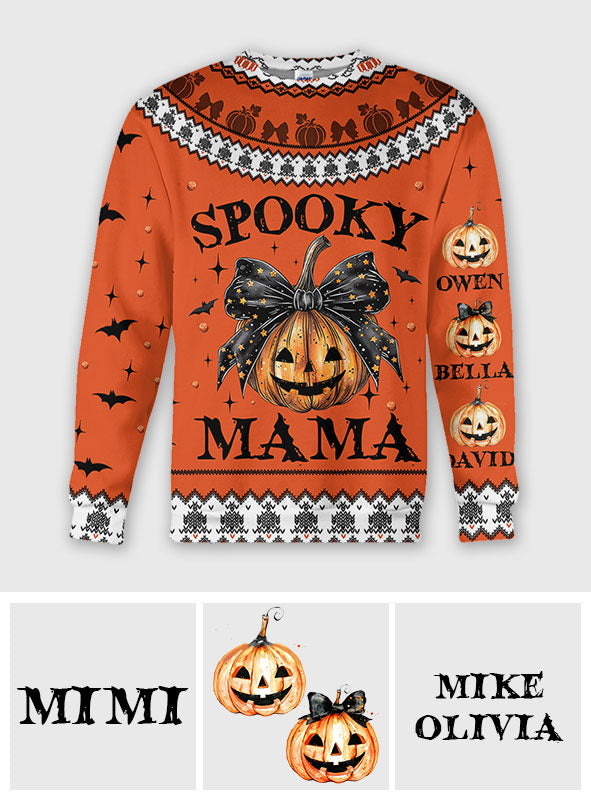 Spooky Mama - Personalized Mother All Over Shirt