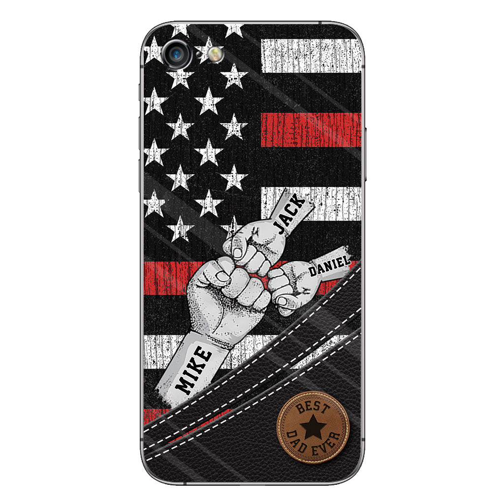 Wolfsrudel – Personalisierte Handyhülle für Väter