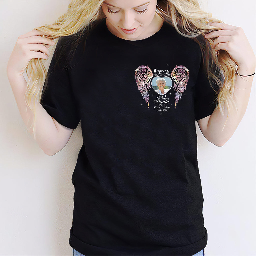 Gedenkflügel – Deine Flügel waren bereit, aber mein Herz nicht – Personalisiertes Gedenk-T-Shirt und Hoodie