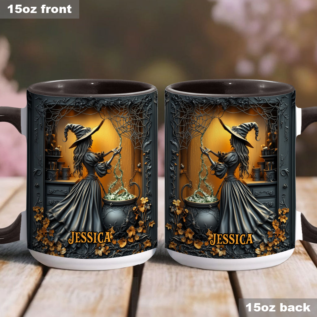 Beautiful Witch - Personalized Witch Accent Mug