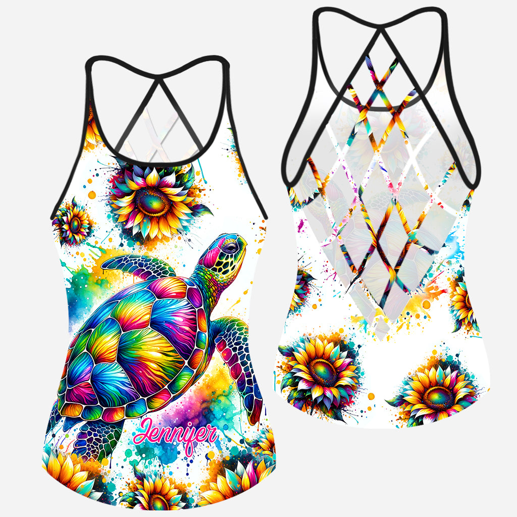 Personalisiertes Tanktop für Schildkrötenliebhaber