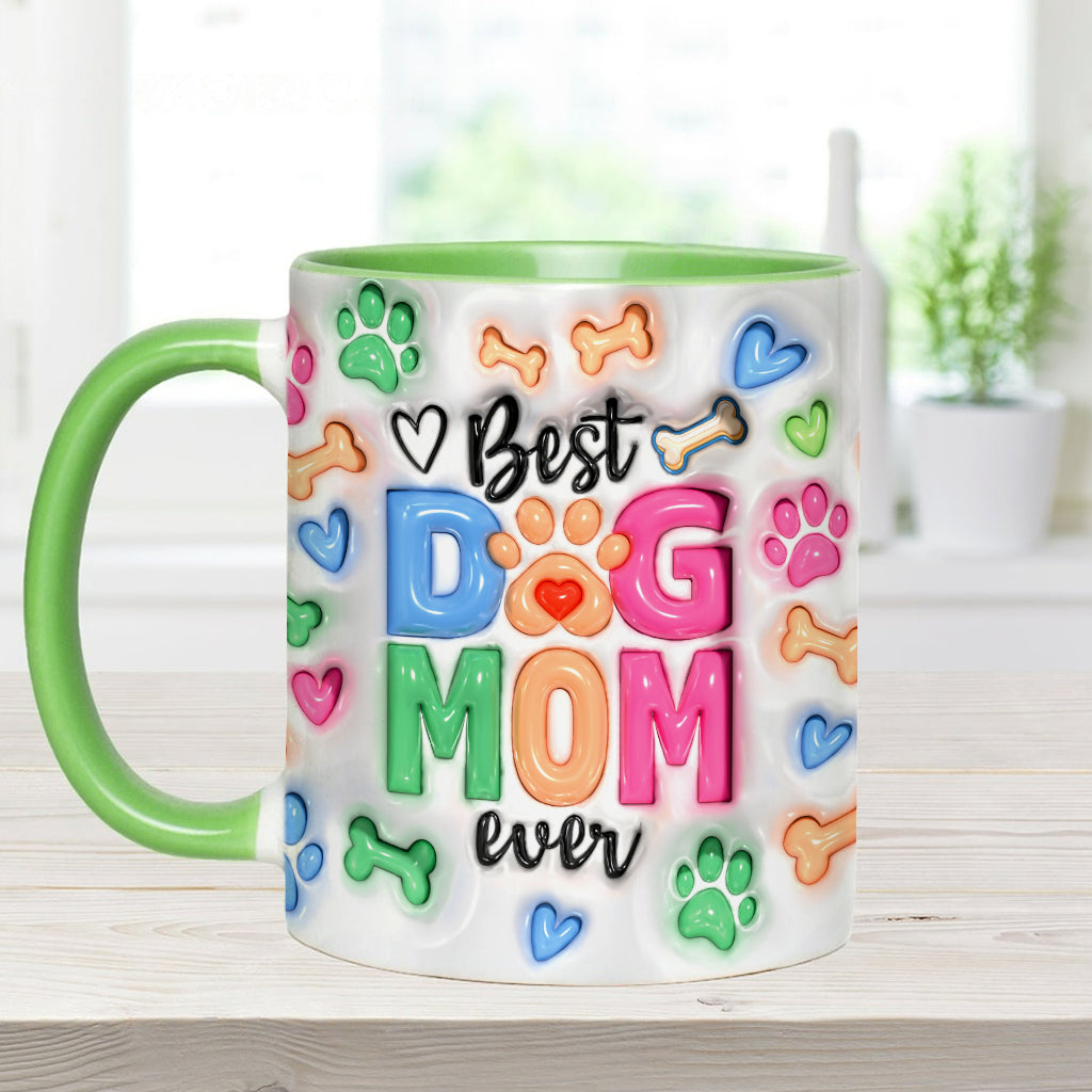 Hundemama-Leben – Personalisierte Tasse mit Hundemotiv