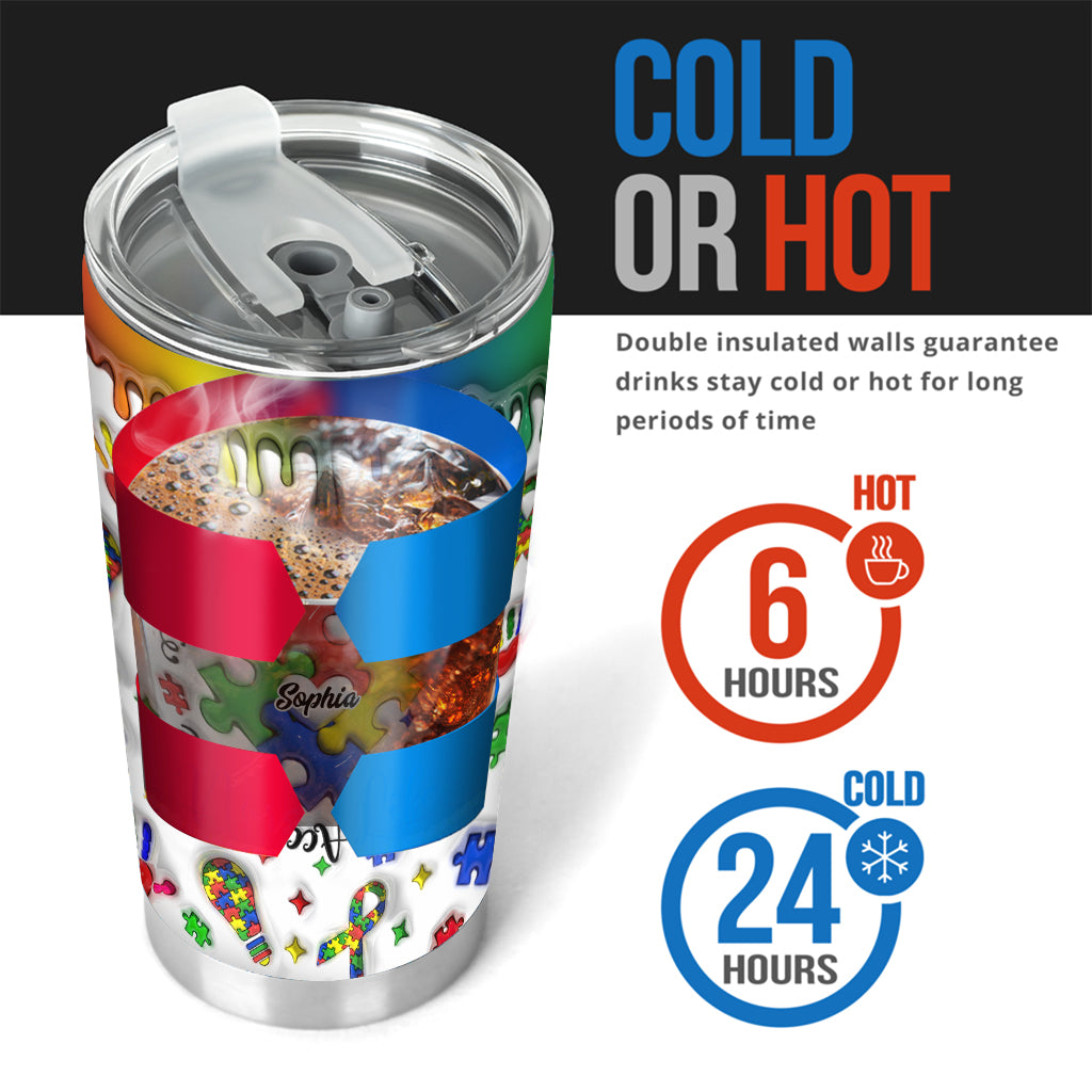 Autismus-Aufklärung – Personalisierter Autismus-Aufklärungsbecher