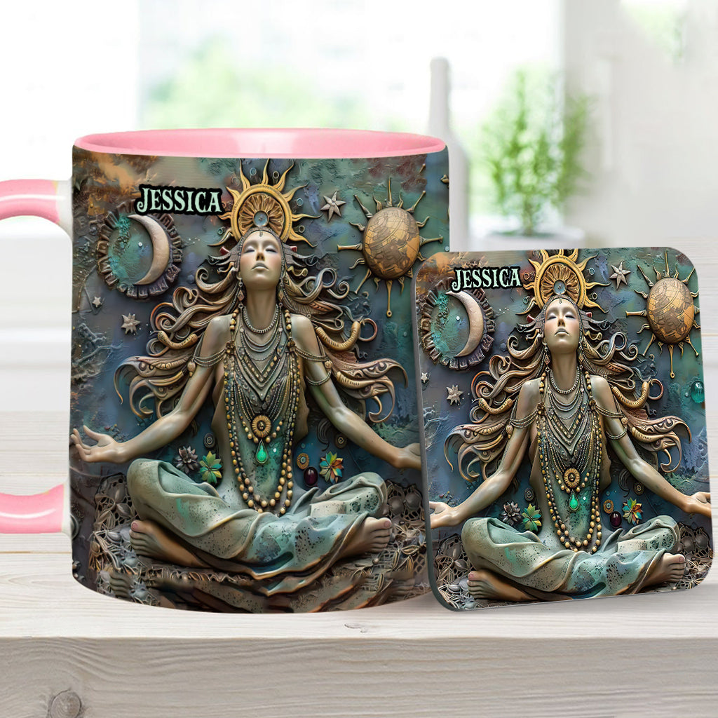 Verliere den Verstand, finde deine Seele – Personalisierter Yoga-Becher