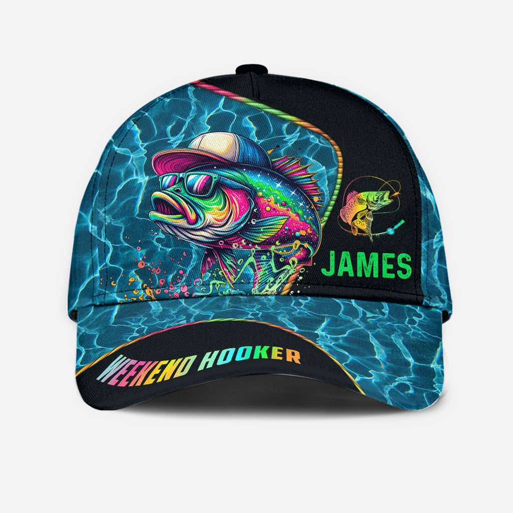Weekend Hooker – Personalisierte Angel-Klassiker-Kappe