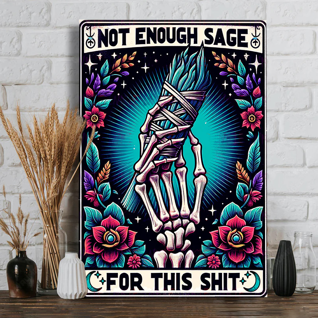 Not Enough Sage - Witch Canvas And Poster