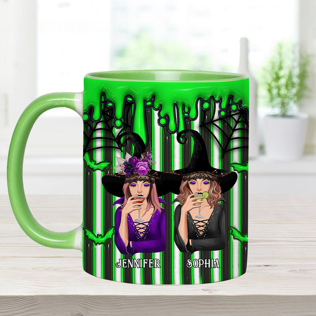 Wir sind seltsam und ungewöhnlich – personalisierte Tasse mit dem Aufdruck „Beste Freundin“.