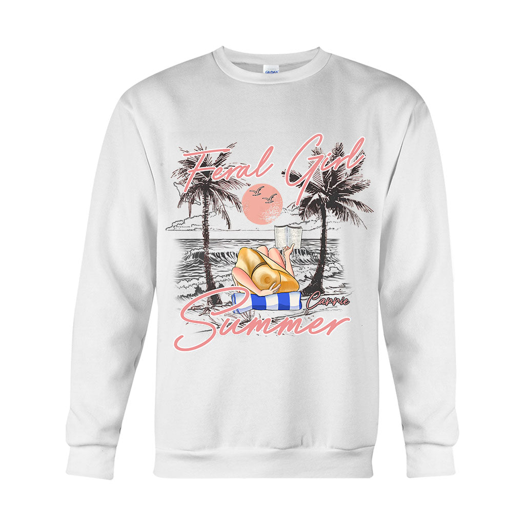 Feral Girl – Personalisiertes T-Shirt und Hoodie für Meeresliebhaberinnen