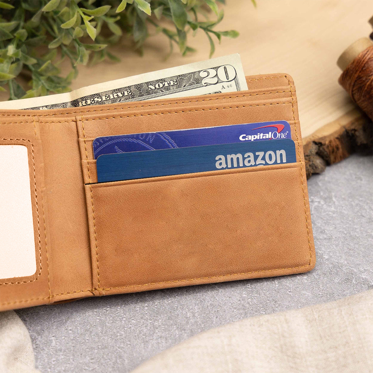 Dopest Dad Ever - Personalized Father Leather Wallet