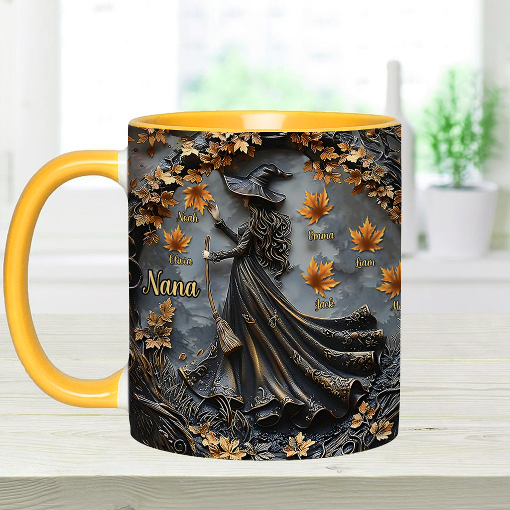 Fröhliches Halloween – personalisierte Tasse mit Oma-Akzent