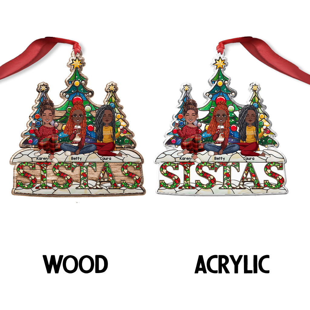 Schwestern – Personalisierter, individuell geformter Anhänger für beste Freundinnen