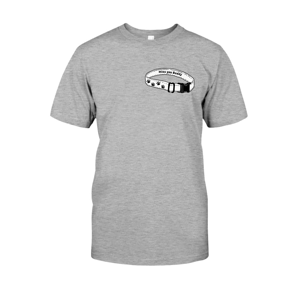 Ich vermisse dich Halsband – Personalisiertes Hunde-T-Shirt und Hoodie