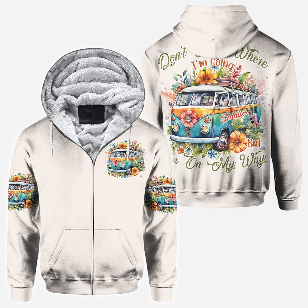 Unterwegs – Personalisiertes Hippie-Shirt