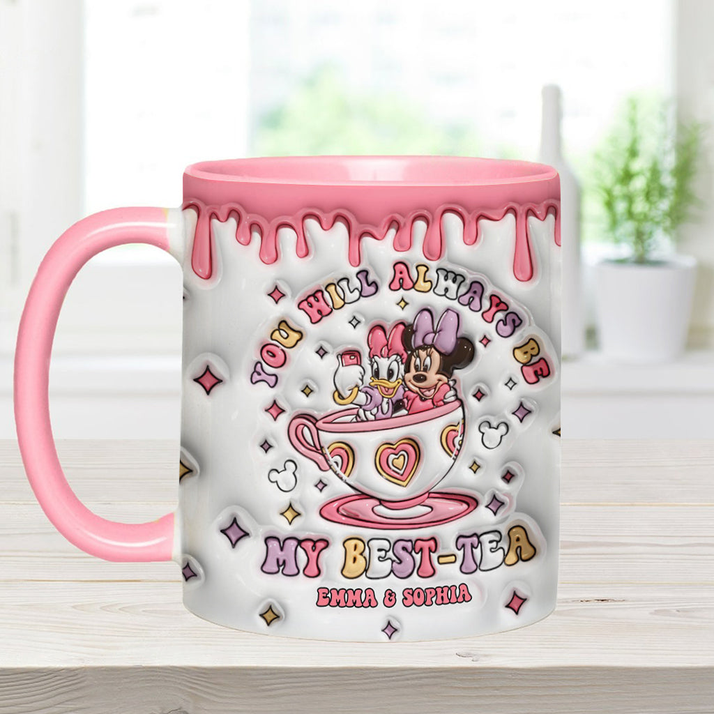 Du wirst immer meine Beste sein – Personalisierte Tasse mit dem Aufdruck „Beste Freundin“