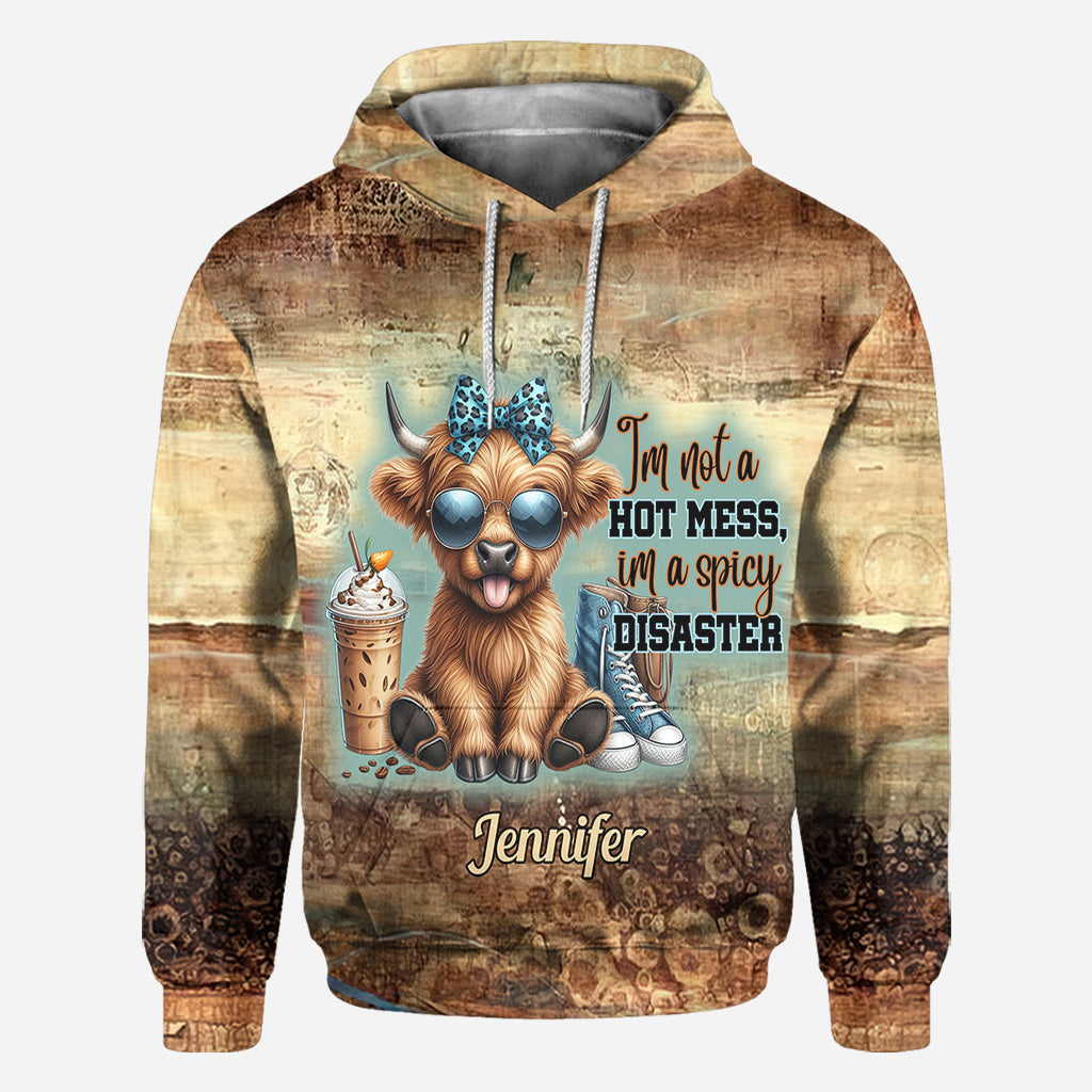 I'm Not A Hot Mess - Personalized All Over Shirt