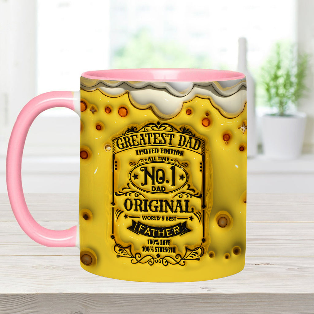 World's Best Dad - Personalized Father Accent Mug