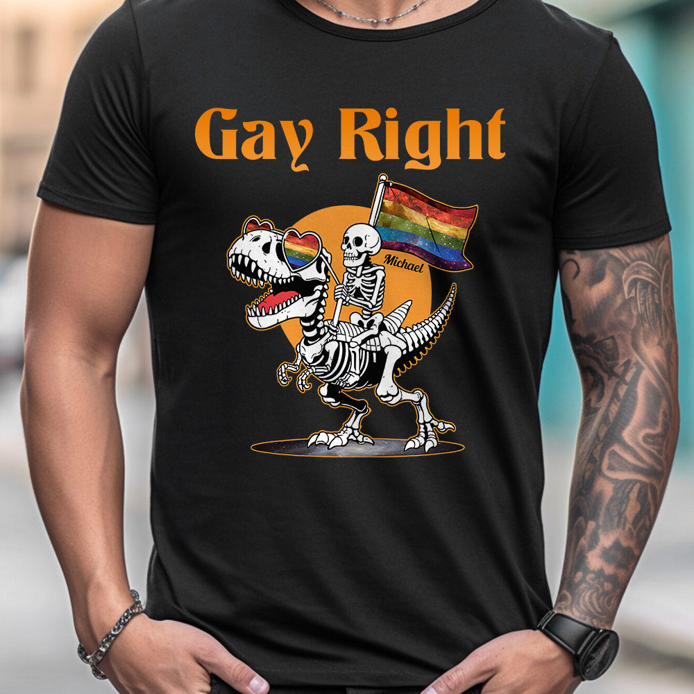 Gay Right – Personalisiertes LGBT-Unterstützungs-T-Shirt und Hoodie