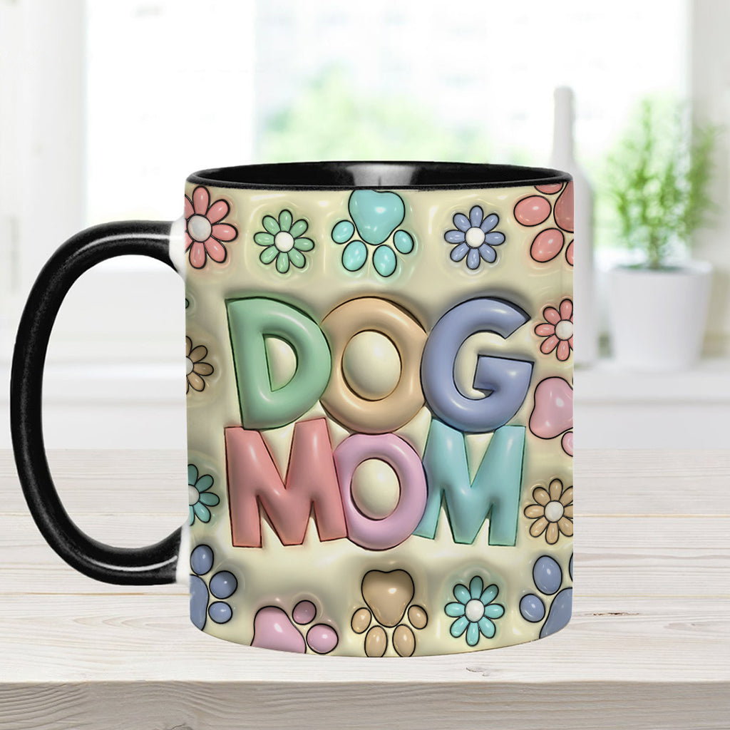 Dog Mom Dog Dad - Personalized Dog Accent Mug