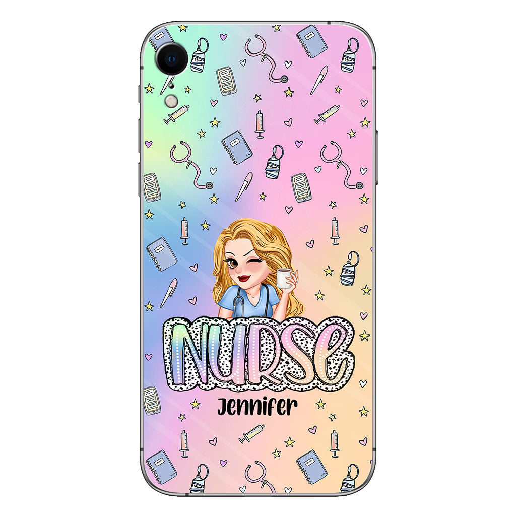 Nurse Life - Personalized Nurse Clear Phone Case