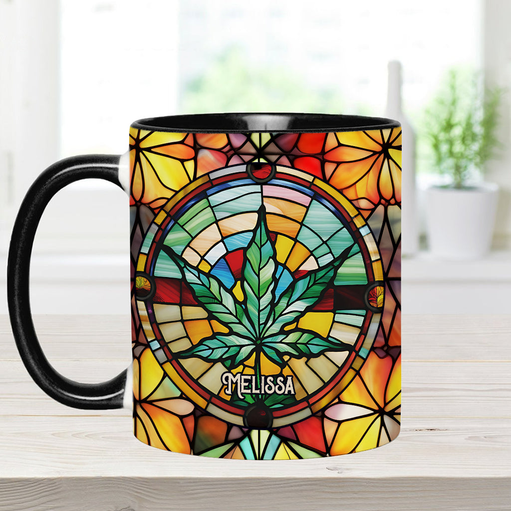 It's 420 somewhere - Personalized Weed Accent Mug