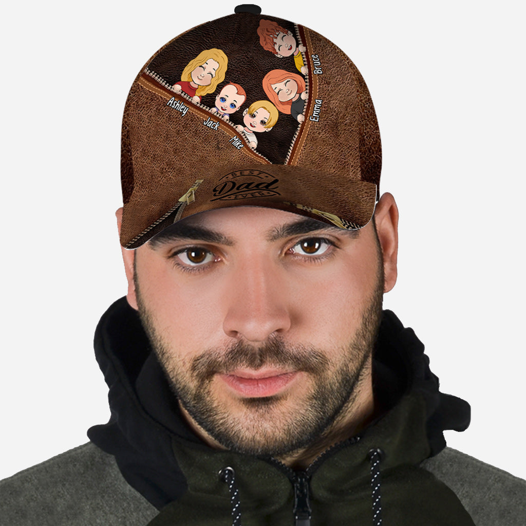Bester Papa aller Zeiten – Personalisierte klassische Vaterkappe