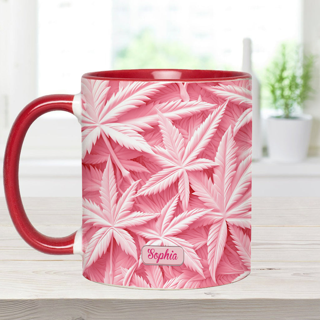 420 Vibes – Personalisierter Becher mit Weed-Motiv