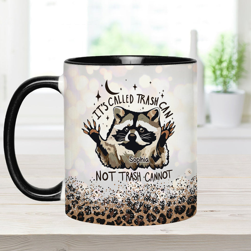 Trash Cannot - Personalized Raccoon Accent Mug