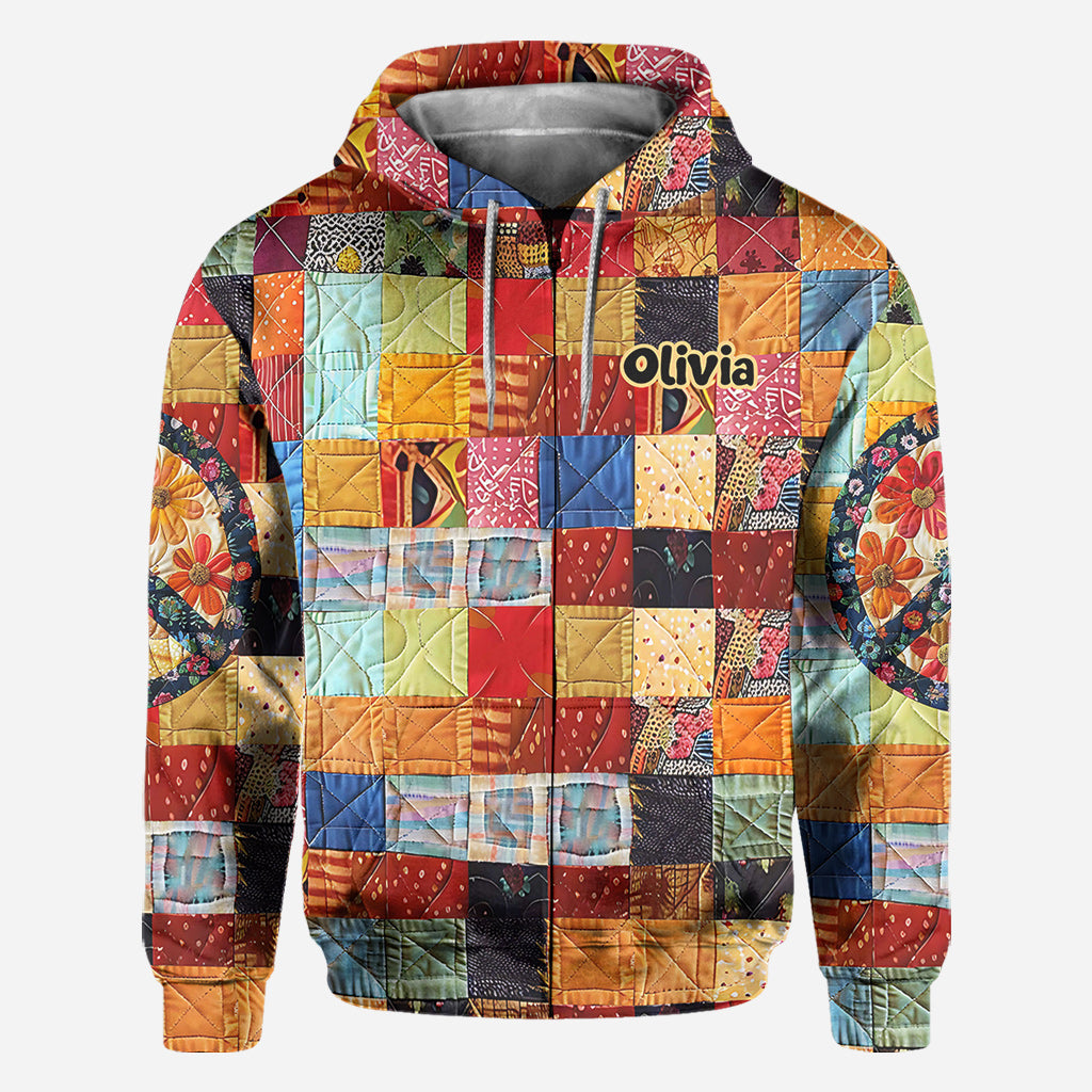 Trippie Hippie Sign - Personalized Hippie All Over Shirt