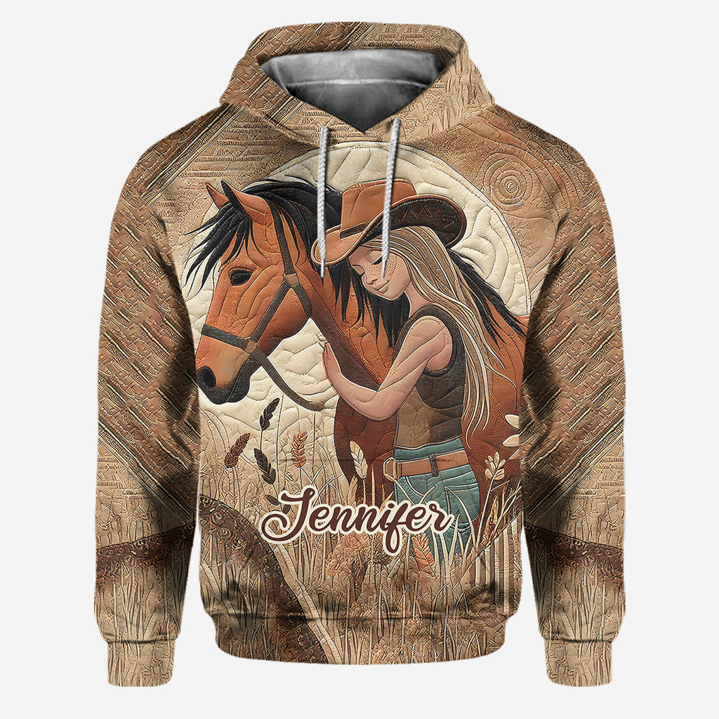 Pferdeliebhaber – Personalisierter Pferde-Hoodie und Leggings