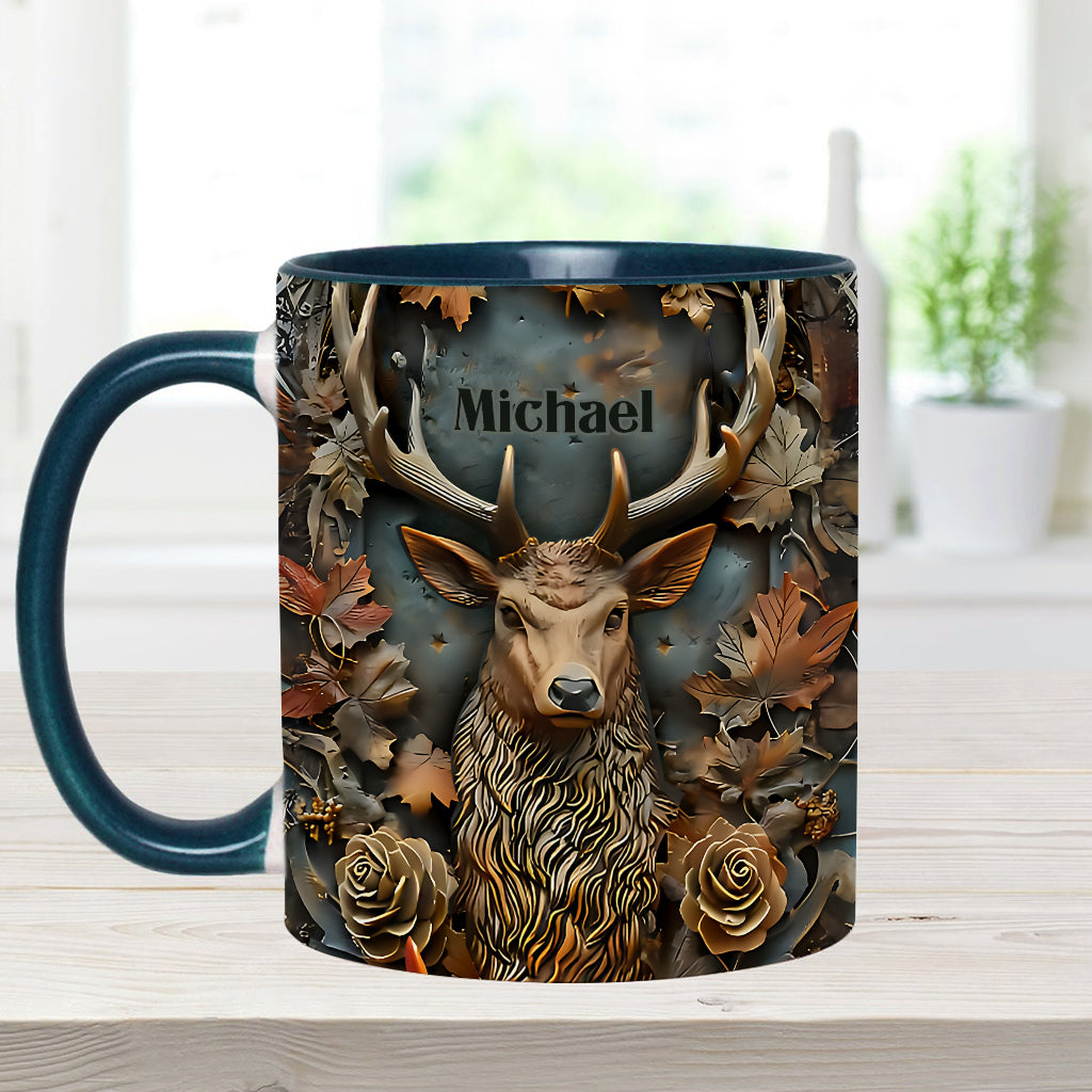 Liebe zur Jagd – Personalisierte Tasse mit Jagdmotiv