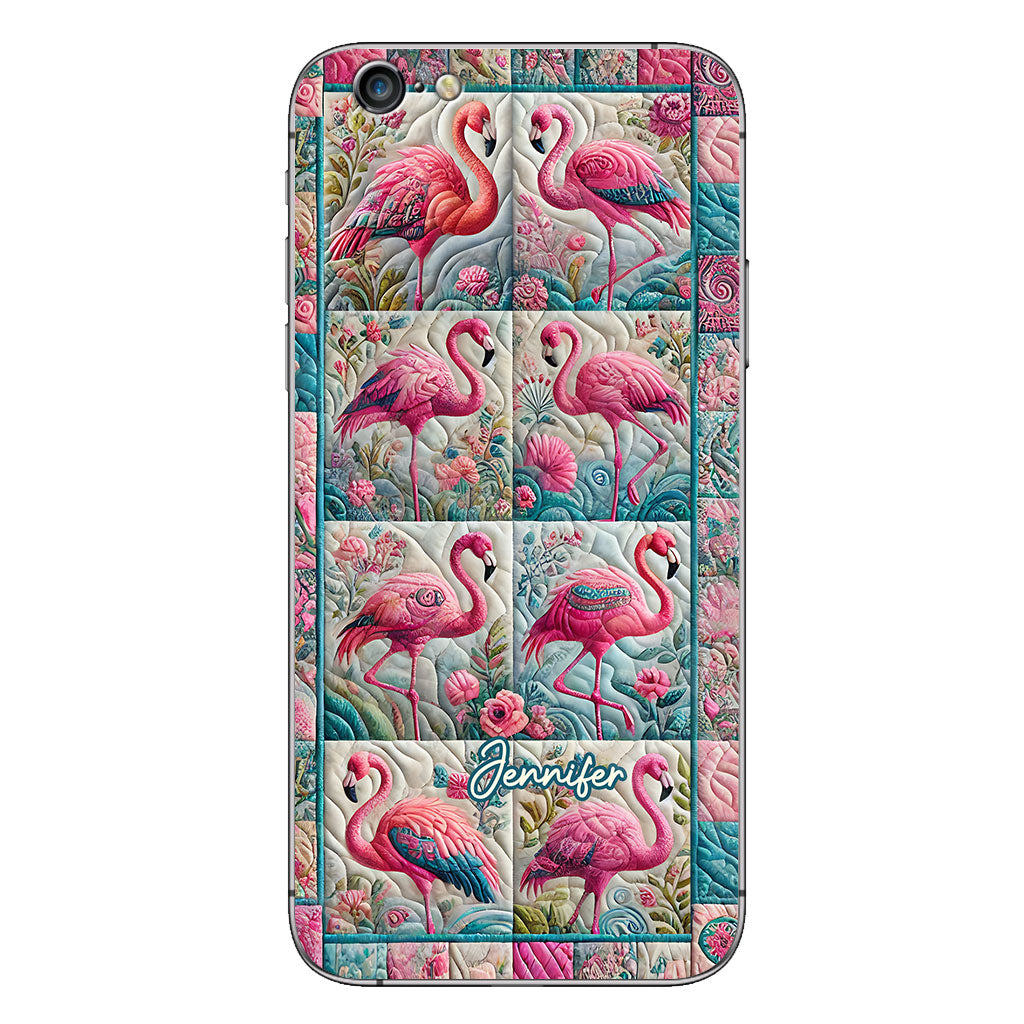 Vintage Flamingo – Personalisierte Flamingo-Handyhülle