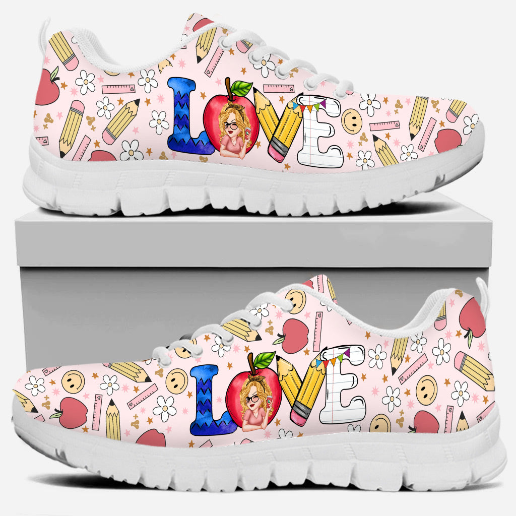 Love Teaching Life - Personalized Teacher Sneakers