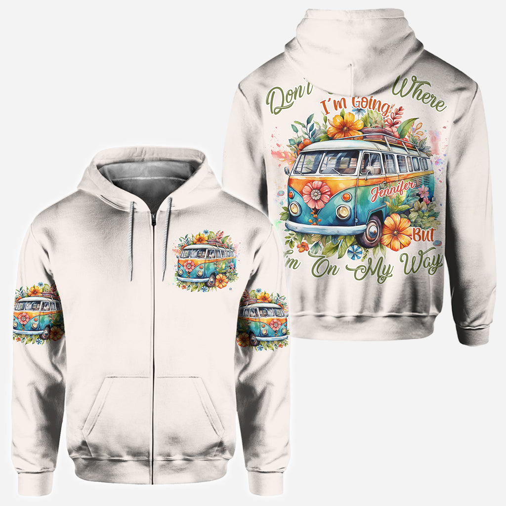 Unterwegs – Personalisiertes Hippie-Shirt