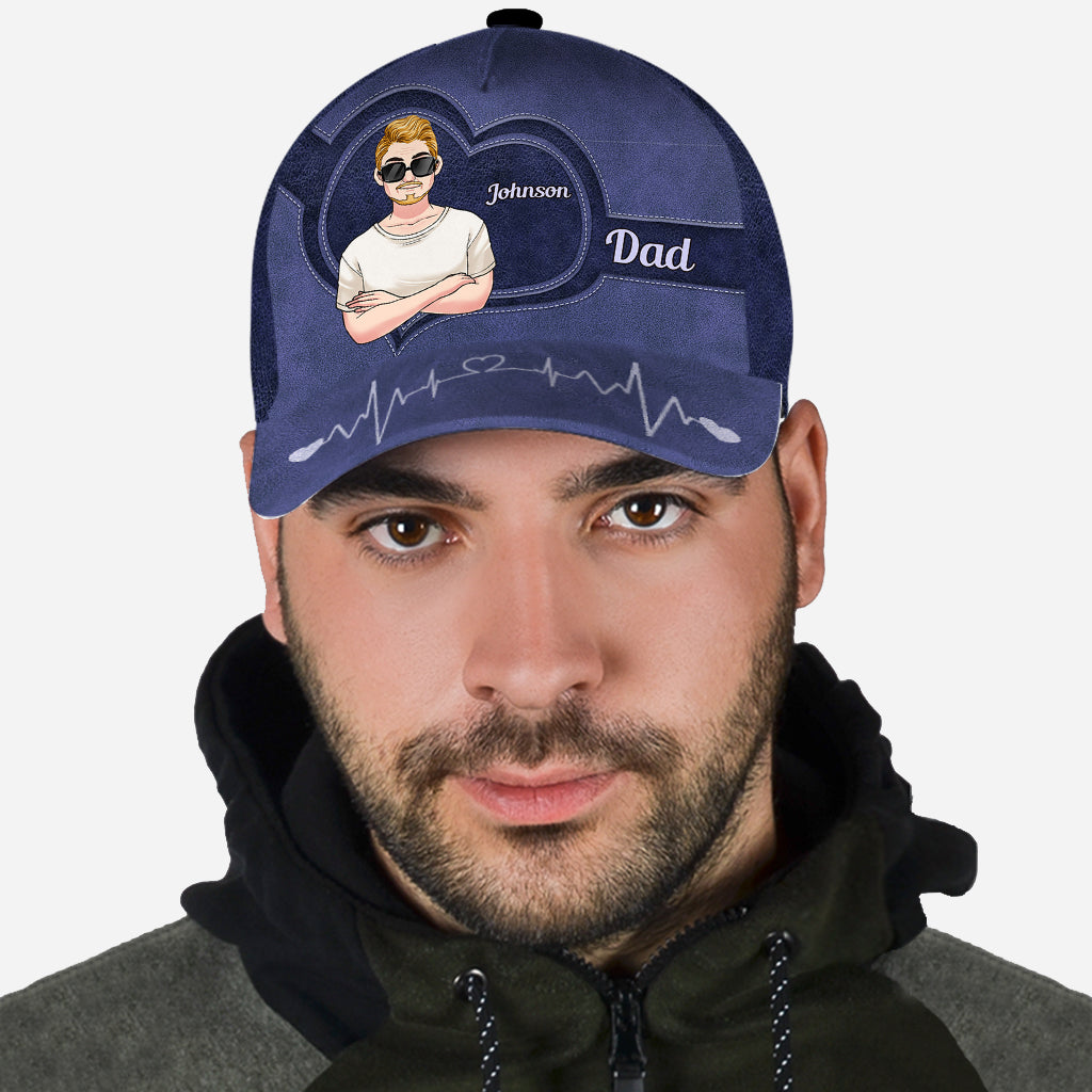 Papa & Papas Mini - Personalisierte klassische Vaterkappe
