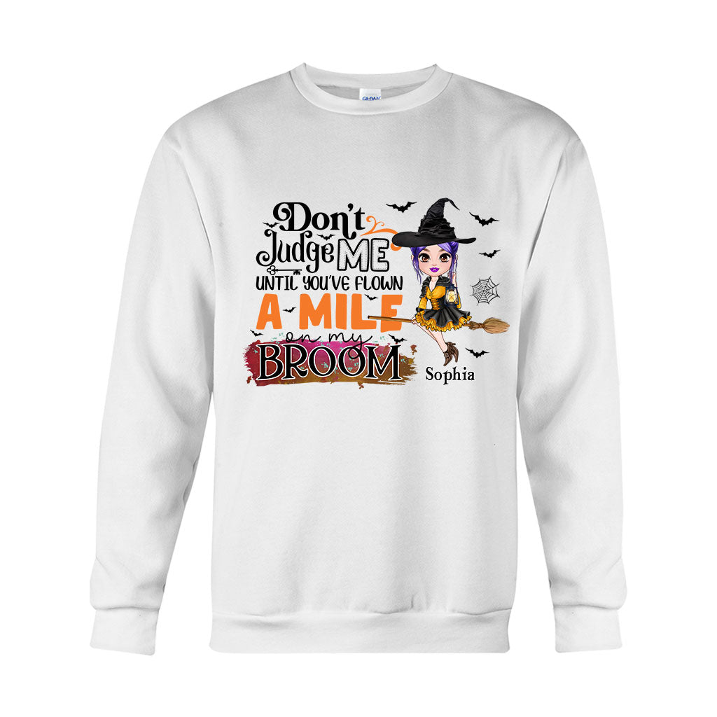 Don't Judge Me - Personalized Witch T-shirt And Hoodie