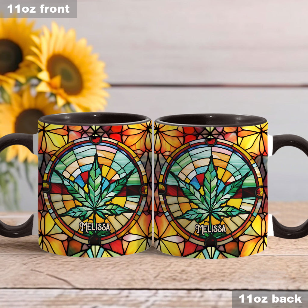 It's 420 somewhere - Personalized Weed Accent Mug