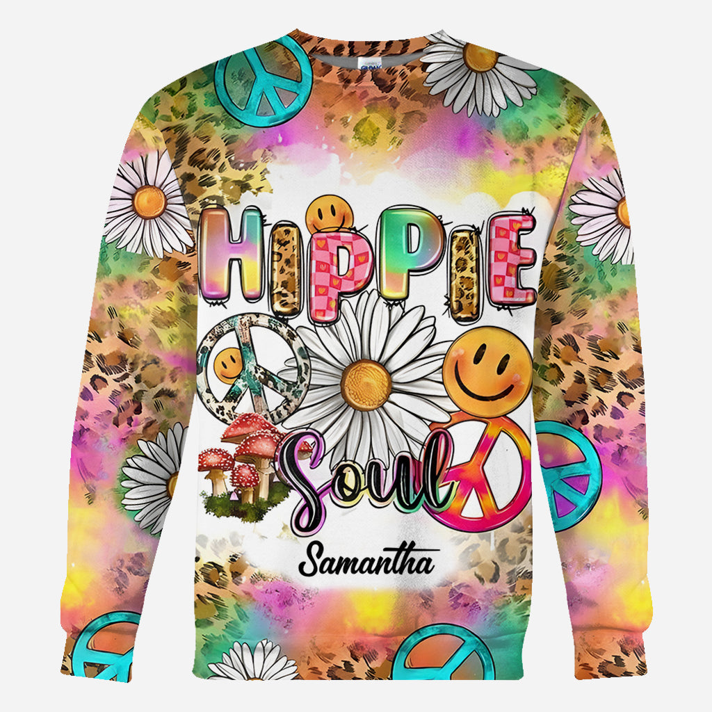 Hippie-Soul-Western-Stil – Personalisiertes Hippie-Allover-Shirt