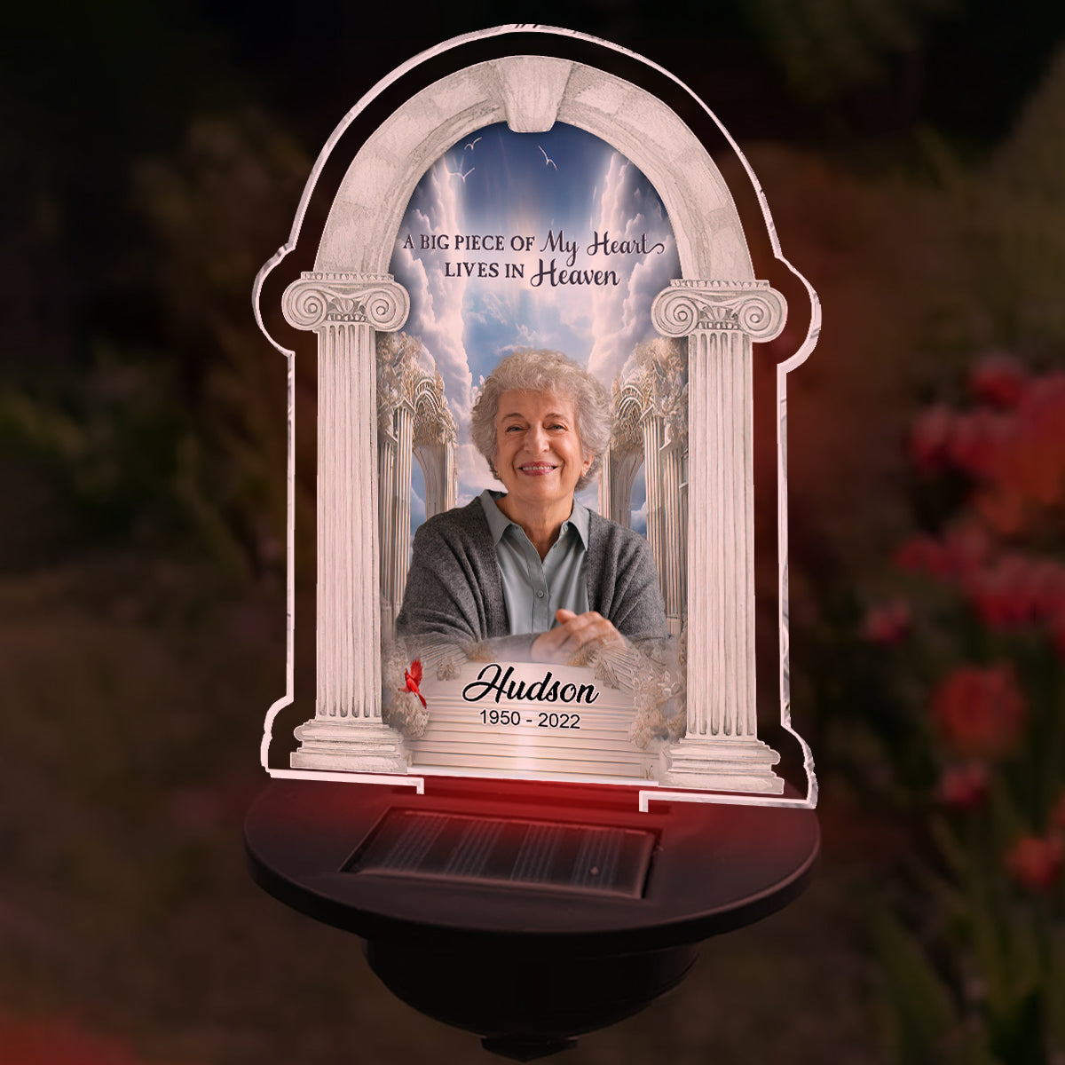 In Loving Memory - Personalized Memorial Garden Solar Light