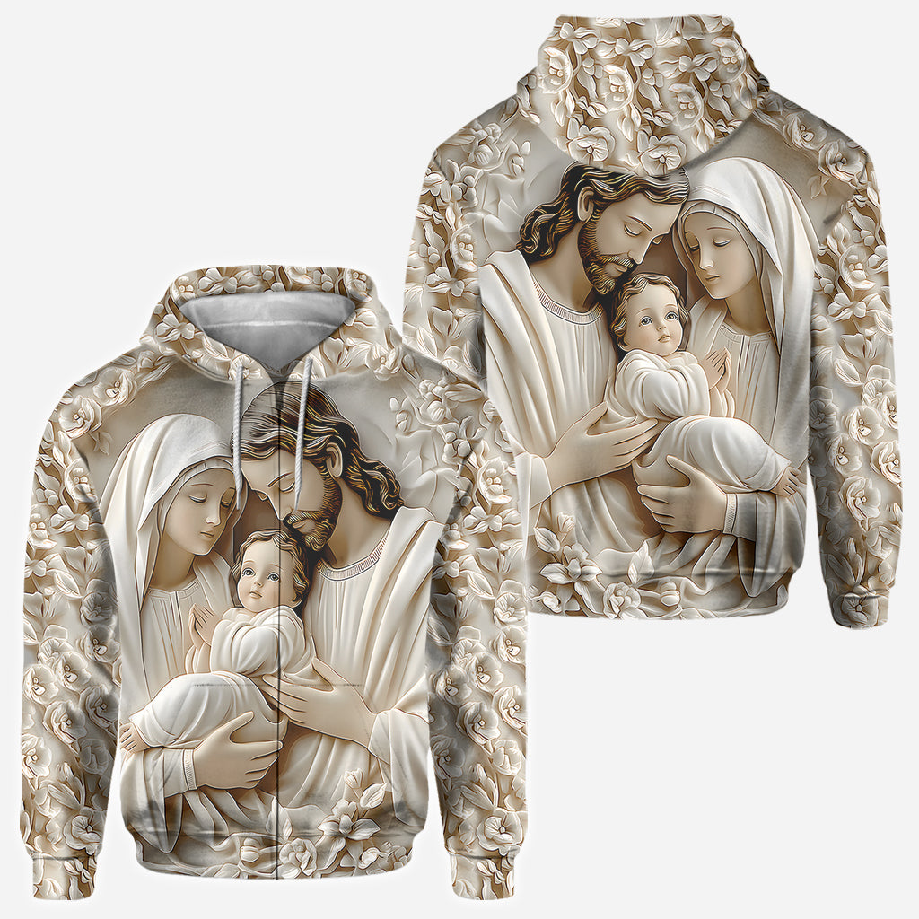 Heilige Familie – Christliches Allover-Shirt