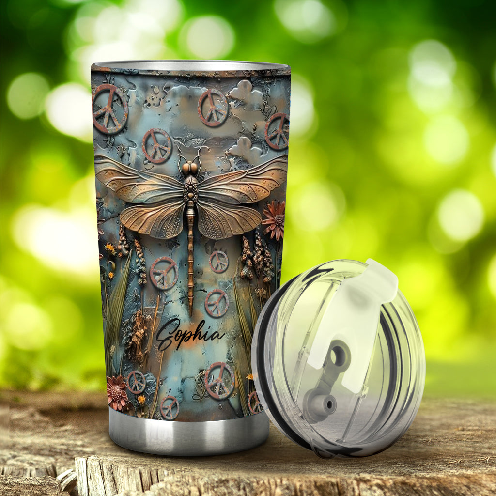Let It Be – Personalisierter Hippie-Becher
