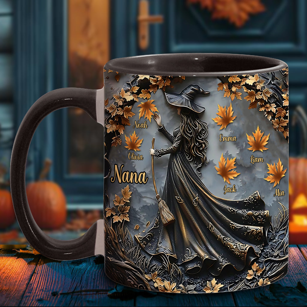 Fröhliches Halloween – personalisierte Tasse mit Oma-Akzent
