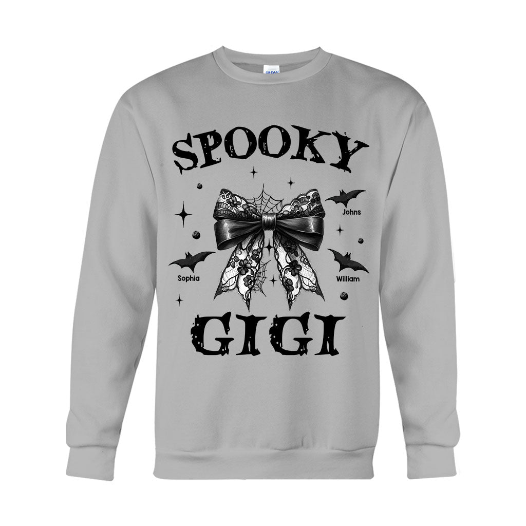 Gruselige Mama – Personalisiertes Mutter-T-Shirt und Hoodie