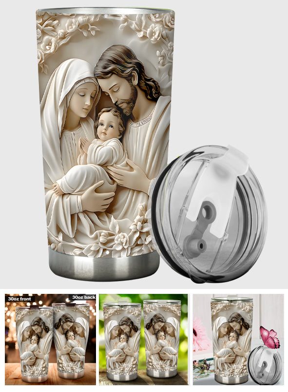 Die Heilige Familie – Christlicher Tumbler