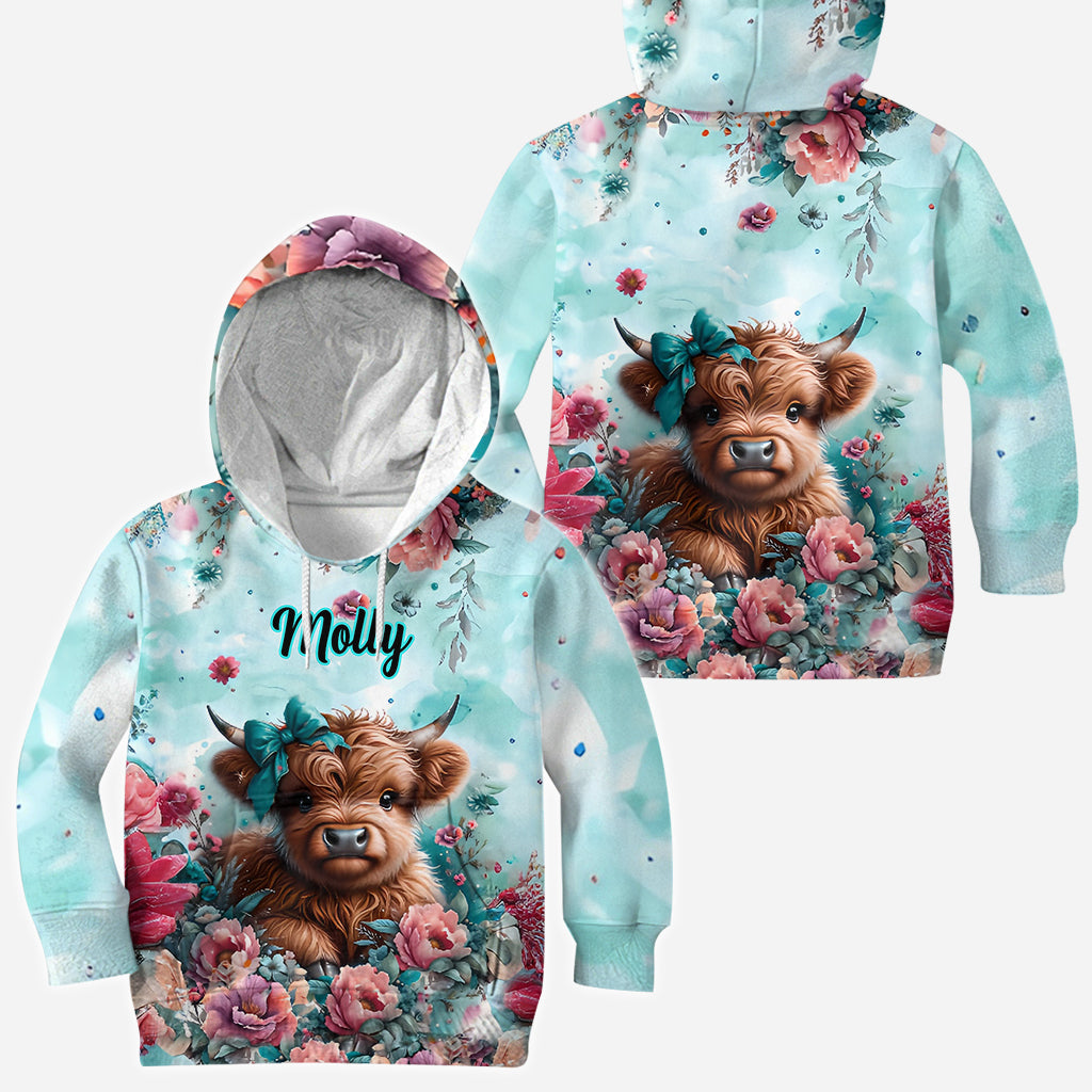 Cute Baby Cow - Personalized All Over Shirt